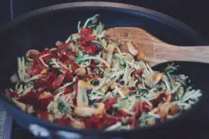 Diabetesrecepten stap 4 low-carb spaghetti